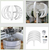 SR-1000W, 2kW, 3kW Wind Turbines 12V 24V 48V Permanent Magnet Wind Power Vertical  BushLine