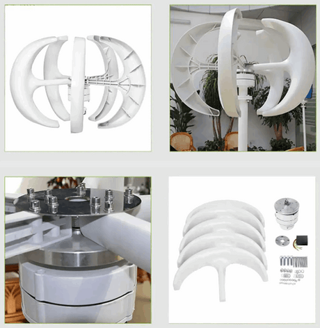 SR Series 1kW, 2kW & 3kW Vetical Wind Turbine Wind Power Vertical  