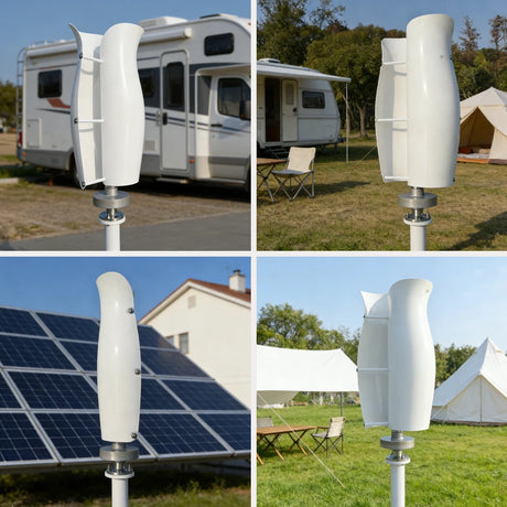 ST-1200W Tulip Wind Turbine 12-24-48V Off-Grid Power   