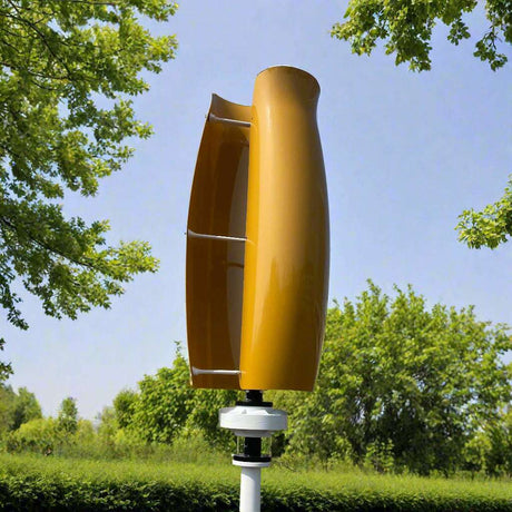 ST-2000 2Kw Vertical Axis Tulip Wind Turbine 12V 24V 48V Wind Power BushLine Yellow 2000W 12V| turbine Only