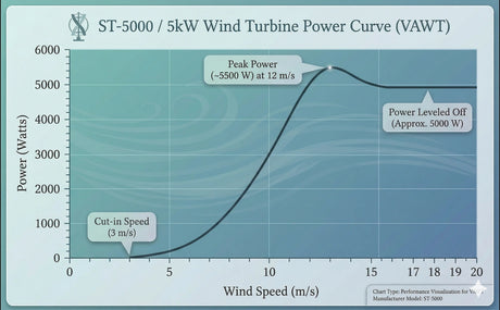 ST-3000 & ST-5000 Flower/Tulip Wind Turbines Wind Power Vertical  