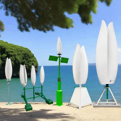 ST-3000 & ST-5000 Flower/Tulip Wind Turbines Wind Power Vertical  