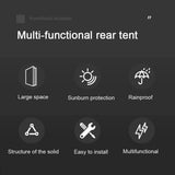 SUV 4x4 Canopy Rear Extension Tent Sun Rain-Proof Car Rear Tent Camping Equipment  BushLine