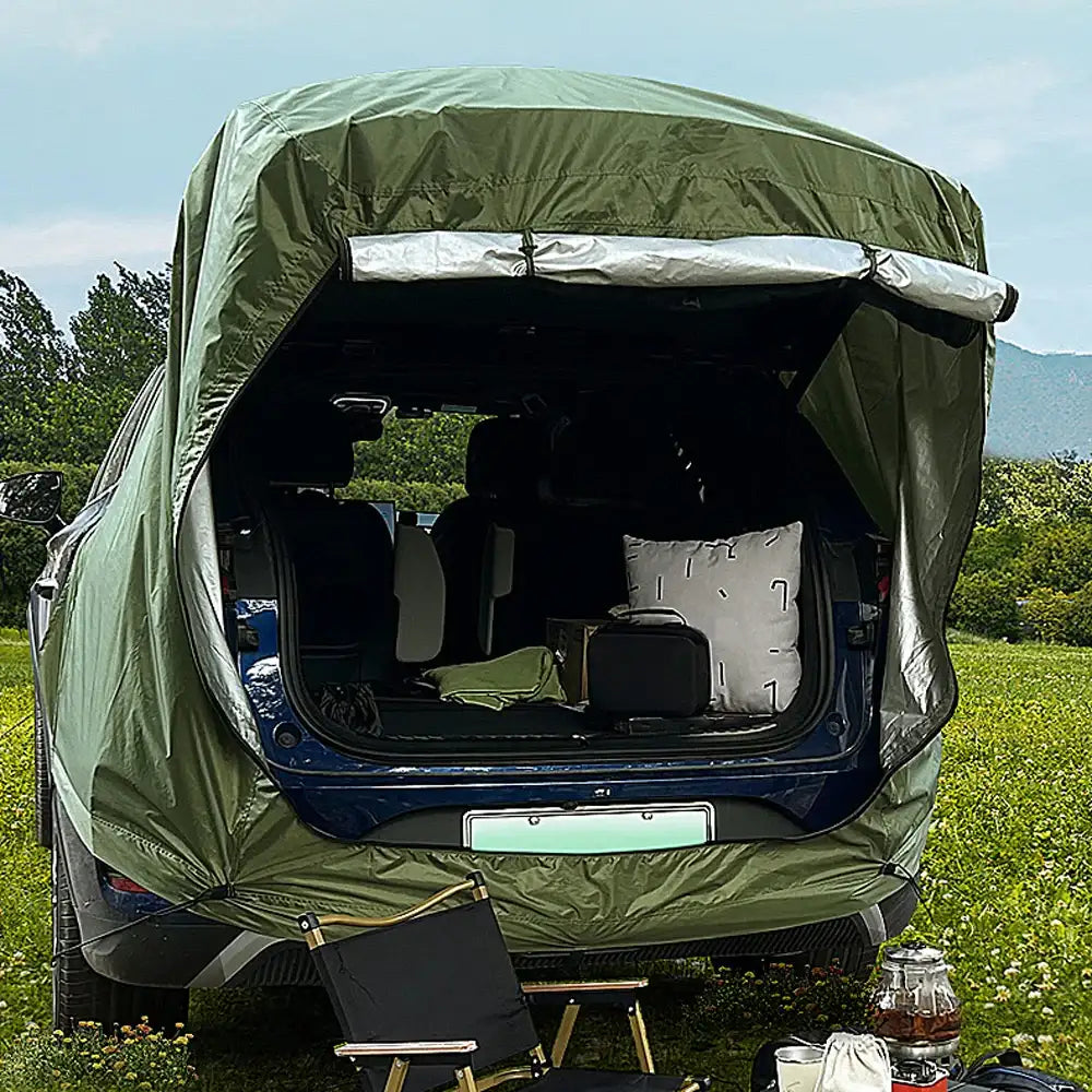SUV 4x4 Canopy Rear Extension Tent Sun Rain-Proof Car Rear Tent Camping Equipment  BushLine