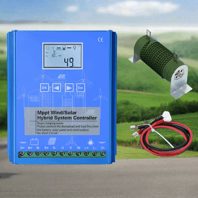 600W, 800W & 1.2kw Wind & Solar Hybrid Controller & Load Dump Wind Power  
