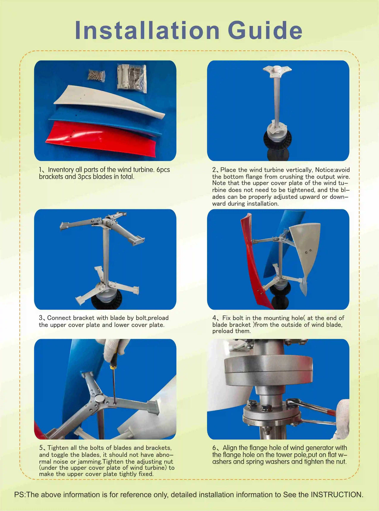 SX3-2000 2Kw Vertical Axis Wind Turbine 12V 24V 48V Wind Power  BushLine