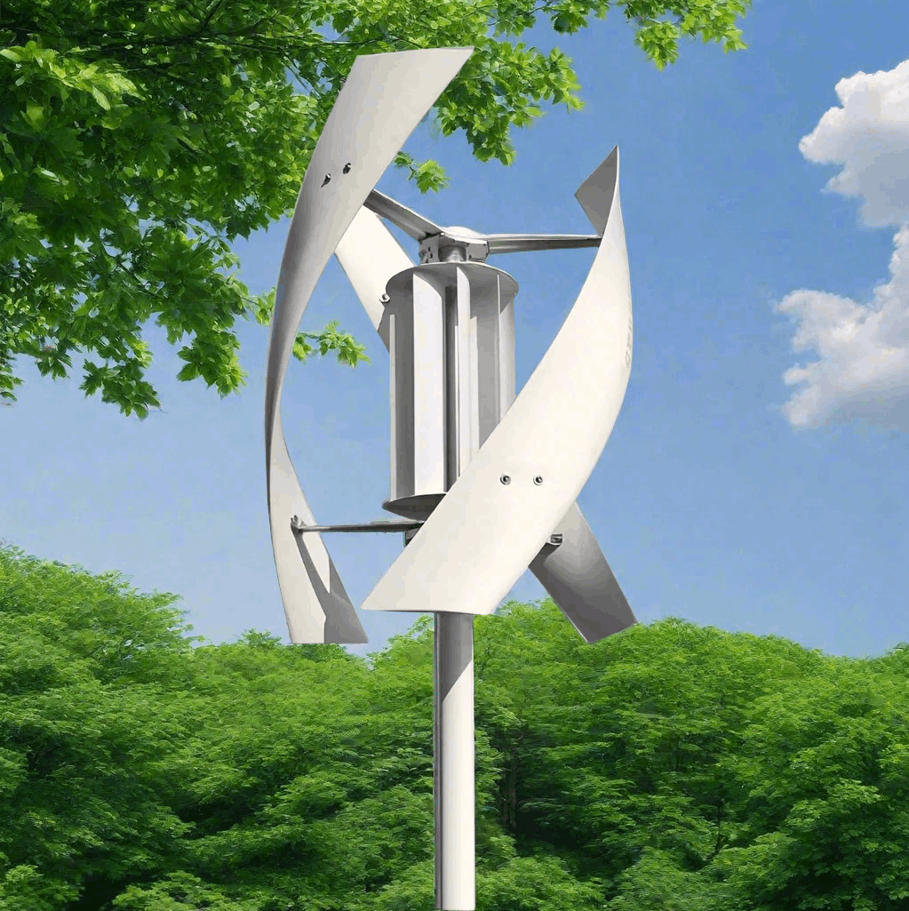 SX5-5000 5Kw Wind Turbine Hybrid with MPPT with Wi-Fi Controller Wind Power Vertical BushLine 5KW Hybrid Control 12V