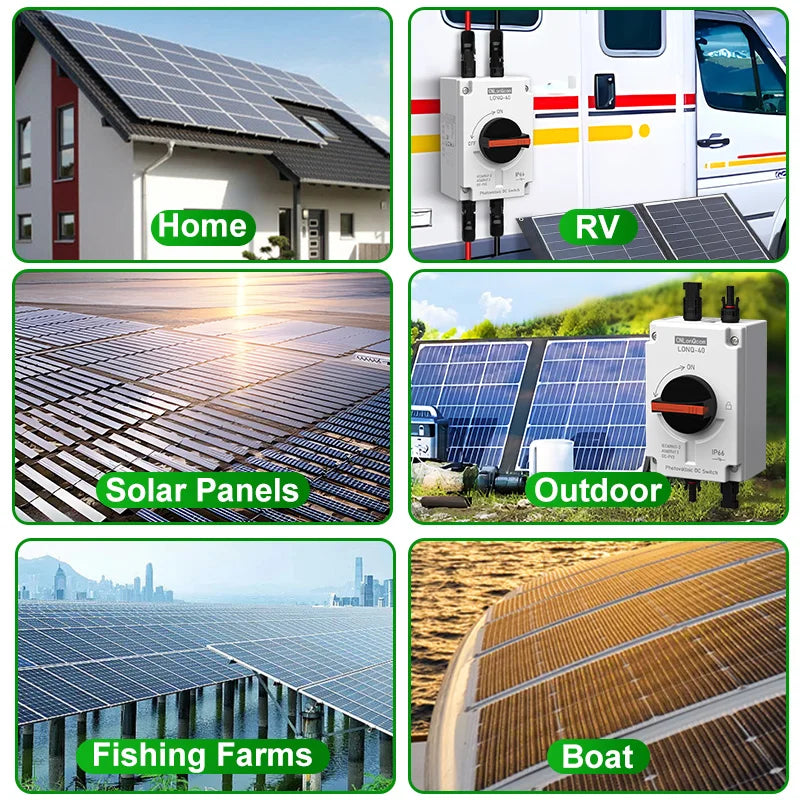 PV Solar Photovaltaic Disconnect Switch Isolator electrical supplys  BushLine