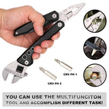 Adjustable Multi functional Wrench Folding Knife Pliers Screwdriver tools  BushLine