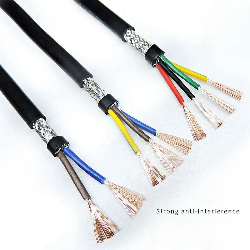 Shielded Pure Copper Wire Cable 2 & 3 Core electrical supplys  BushLine