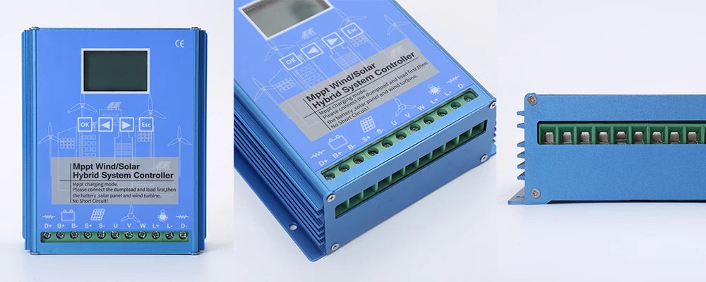 MPPT Hybrid Controller Wind & Solar 1kw 2kw 3kw & Dump Load Resistor Wind & Solar Controllers  BushLine