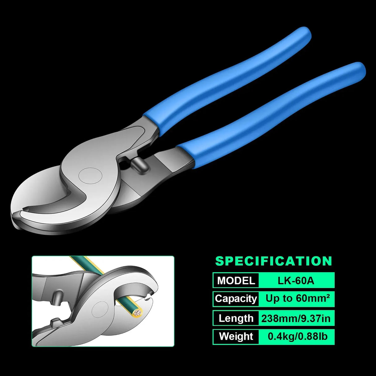 6-50mm Cable Lug Crimping Tool Terminal Crimper electrical supplys  BushLine