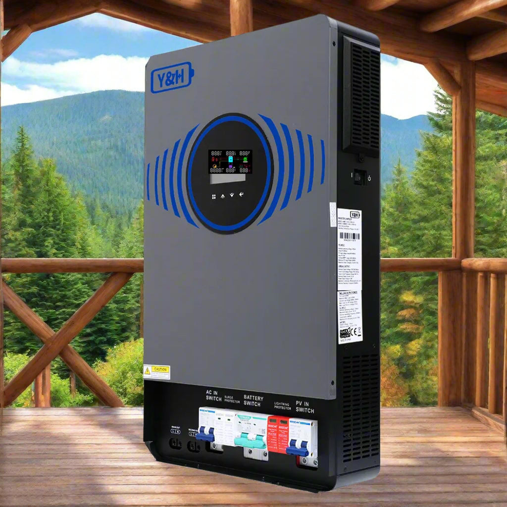 4.2kW 6.2kW Hybrid Solar Inverter 24V 48V  Lightning Protection Wind & Solar Controllers  BushLine