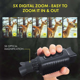 1080P Monoculars Photo Video 300M Night Vision Optics BushLine   