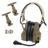 GEN 6 Noise Reduction Headset Helmet or Head Mounted 2 in 1