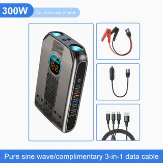 300W Car Power Inverter Adaptor Multifunctional 12/24V