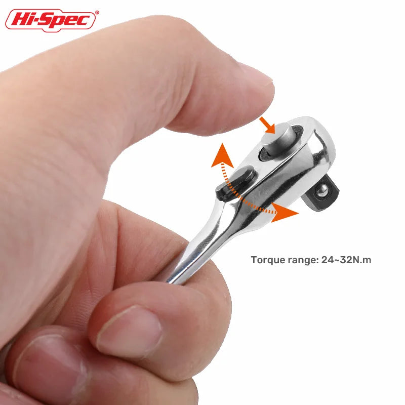Quick Release Socket 1/4 inch Double Ended Ratchet tools  BushLine