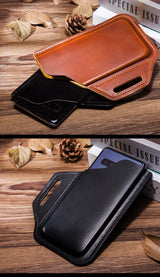Genuine Leather Belt Phone Holster phone stuff BushLine