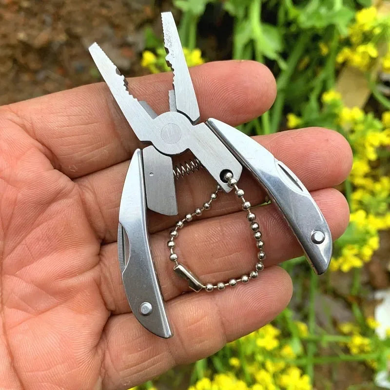 Pocket Multitool Pliers Knife Screwdriver Stainless Steel survival  BushLine