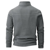 Polar Fleece Stand-up Collar Half-zipper L-9XL Large Size Outdoor Shirts & Tops  BushLine