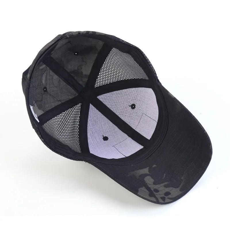 Unisex Tactical Breathable Half Mesh Cap 12 Designs tactical hats BushLine   