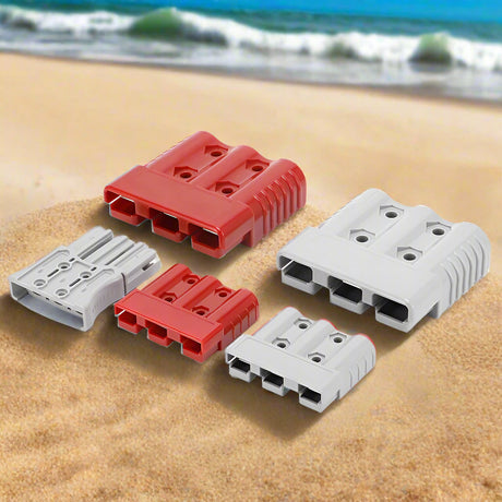 2pcs Anderson Plug 3Pin 50A 75A 175A Quick Connect Kit electrical supplys  BushLine
