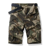 Cargo Shorts Military Big Sizes Street Fashion Casual Shorts Cargo Pants & Shorts BushLine Green Camouflage 29 (45-50KG)