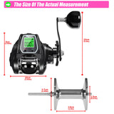 Large Deep Sea Electronic Fishing Reel 6.4:1 16KG Left or Right Hand Marine & Fishing  BushLine