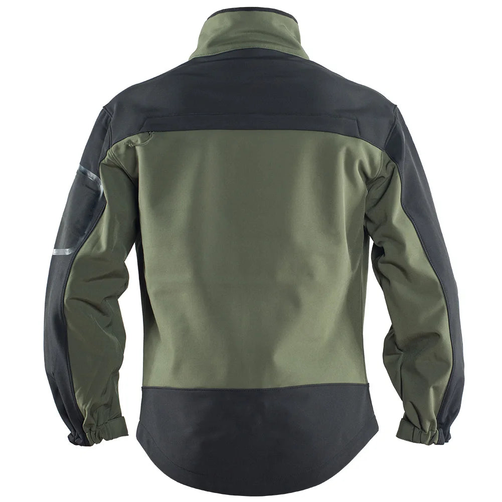 Tactical Fleece Jacket Waterproof Softshell Windbreaker Jackets BushLine   