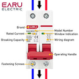 DC Solar Wind Mini Circuit Breaker Overload Protection 6A to 125A electrical supplys  BushLine