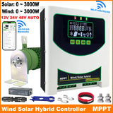 MPPT Wind Solar Hybrid Controller 1kw, 1.5kw, 2kw & 3kw Wind & Solar Controllers BushLine Wind1000W Solar1000W
