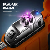 Waterproof Double Arc Lighter USB Rechargeable smart technology BushLine   