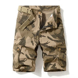 Cargo Shorts Military Big Sizes Street Fashion Casual Shorts Cargo Pants & Shorts BushLine Khaki Camouflage 29 (45-50KG)