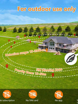 GPS Collar Wireless Dog Fencing Range 5-100mtrs