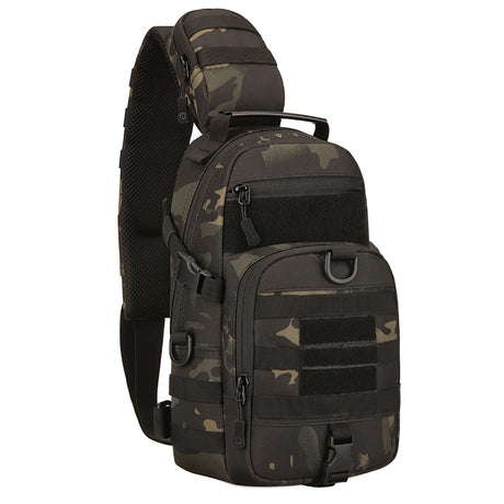 Chest Bag Single Shoulder Pack Travel Backpack Men Women BackPacks BushLine Black Camouflage  