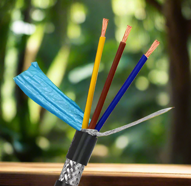 Shielded Pure Copper Wire Cable 2 & 3 Core electrical supplys  BushLine