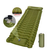 Single Camping Mattress Ultralight Inflatable Built-in Air Pump outdoor equipment  