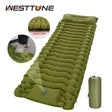 Single Camping Mattress Ultralight Inflatable Built-in Pillow &Air Pump outdoor equipment  BushLine