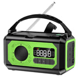 Solar 12000mAh Emergency Radio Charger AM/FM Hand Crank solar power  