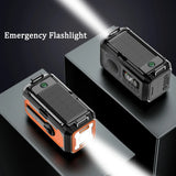 Solar 12000mAh Emergency Radio Charger AM/FM Hand Crank solar power  