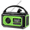 Solar 12000mAh Emergency Radio Charger AM/FM Hand Crank solar power  