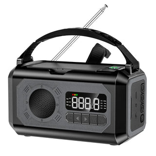 Solar 12000mAh Emergency Radio Charger AM/FM Hand Crank solar power  