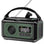 Solar 12000mAh Emergency Radio Charger AM/FM Hand Crank solar power  