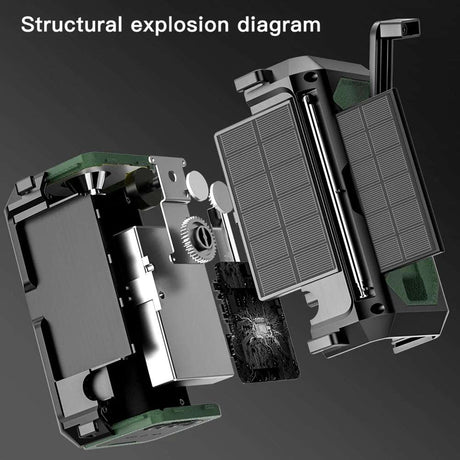 Solar 12000mAh Emergency Radio Charger AM/FM Hand Crank solar power  