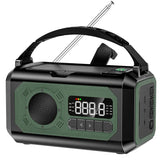 Solar 12000mAh Emergency Radio Charger AM/FM Hand Crank solar power  BushLine