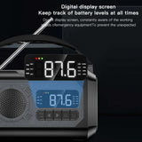 Solar 12000mAh Emergency Radio Charger AM/FM Hand Crank solar power  BushLine
