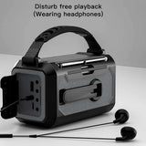 Solar 12000mAh Emergency Radio Charger AM/FM Hand Crank solar power  BushLine