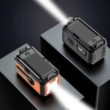 Solar 12000mAh Emergency Radio Charger AM/FM Hand Crank solar power  BushLine