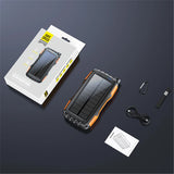 Solar Power Bank 42800mAh Waterproof Portable Charger Powerbank solar power  