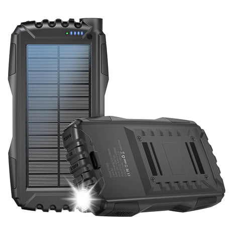 Solar Power Bank 42800mAh Waterproof Portable Charger Powerbank solar power  